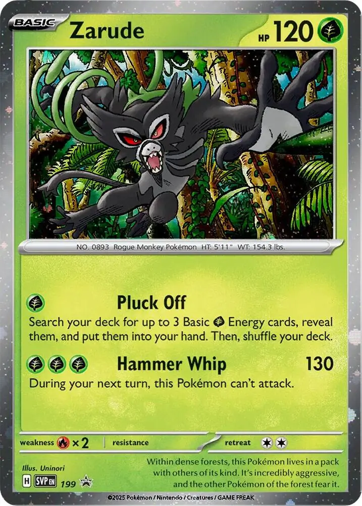 Scarlet & Violet Promos - SVP199 - Zarude (Cosmos Holo)