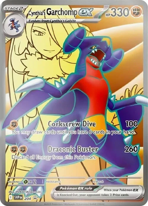 Scarlet & Violet Promos - SVP204 - Cynthia's Garchomp ex