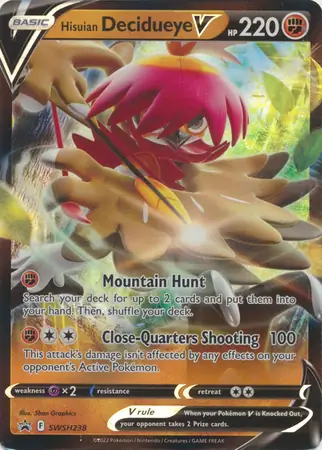 Sword & Shield Promos - SWSH238 - Hisuian Decidueye V