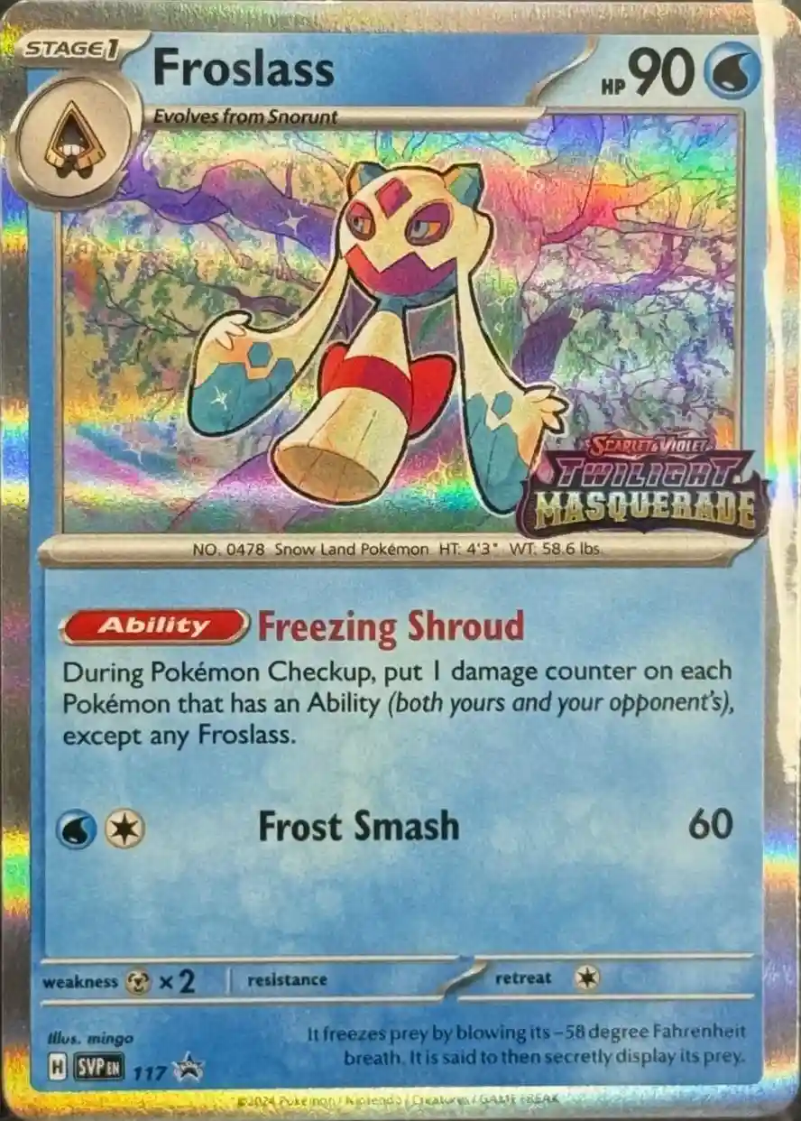 Scarlet & Violet Promos - SVP117 - Froslass (Stamped Holo)