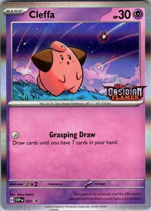 Scarlet & Violet Promos - SVP037 - Cleffa (Stamped Holo)
