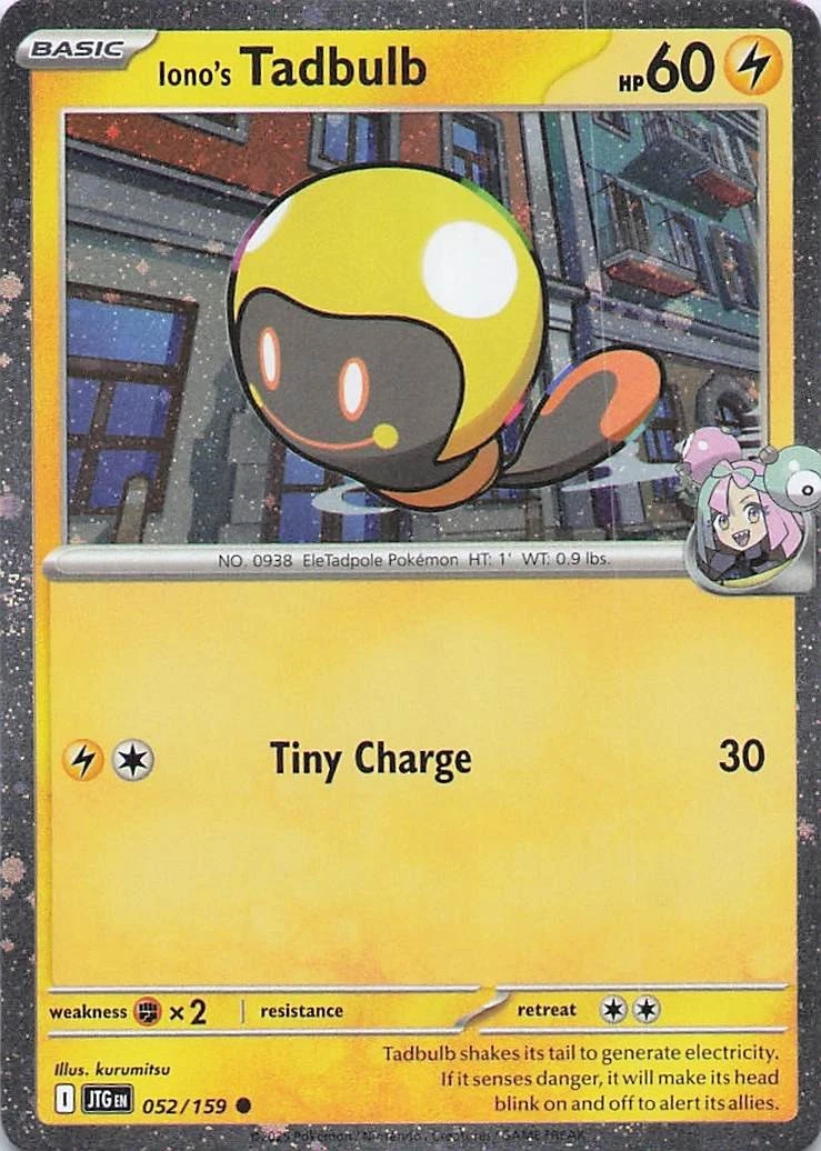 Journey Together - 052/159 - Iono's Tadbulb (Cosmos Holo)