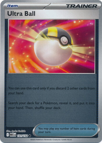 Karta Pokémon – Mega Evolution – 131/132 – Ultra Ball (Reverse Holo)