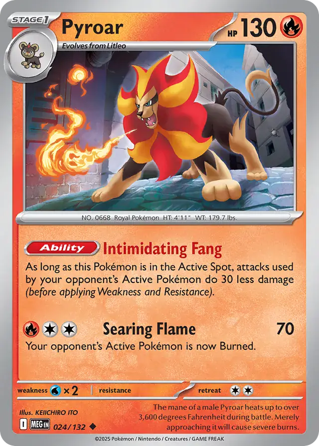 MEG - Mega Evolution - 024/132 - Pyroar