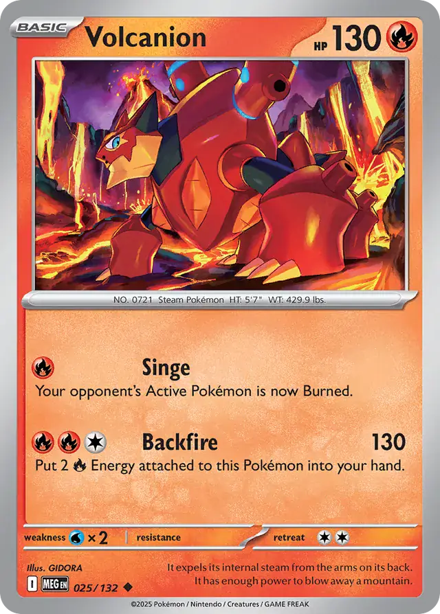 MEG - Mega Evolution - 025/132 - Volcanion