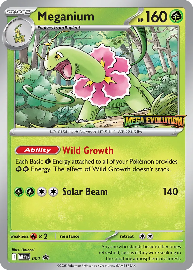 Mega Evolution Promos - MEP001 - Meganium