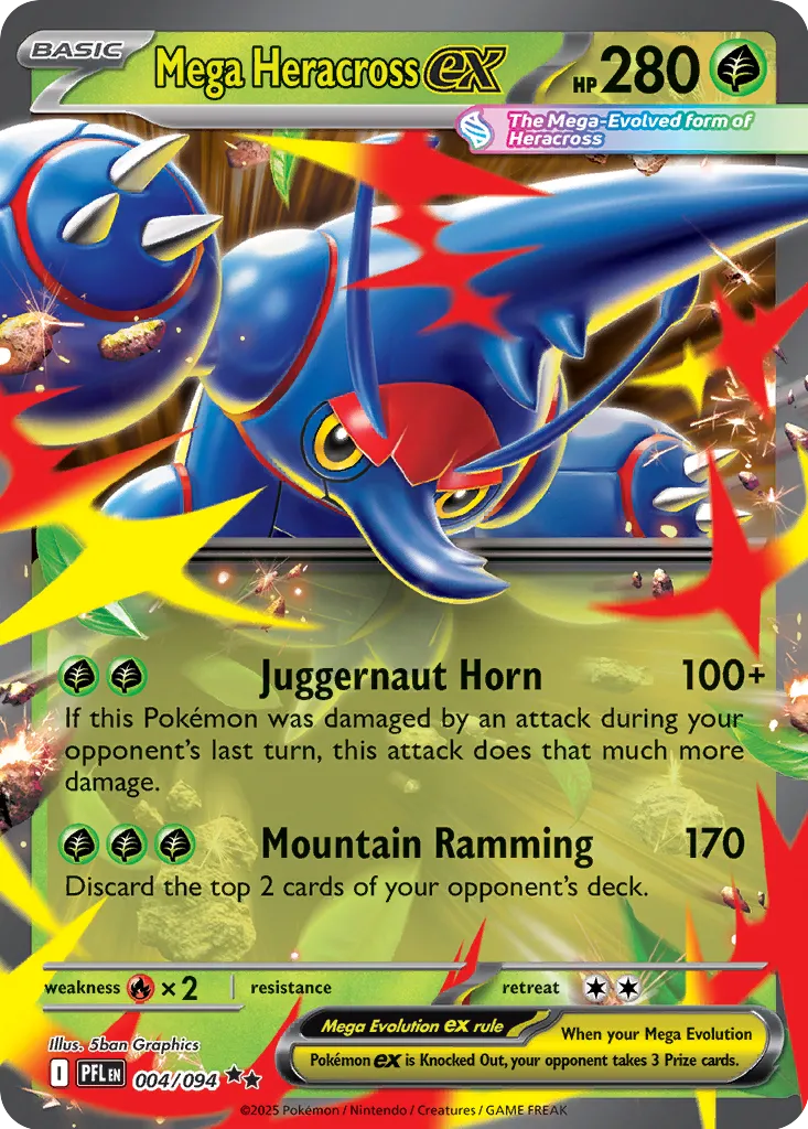 PFL Phantasmal Flames - 004/094 - Mega Heracross ex
