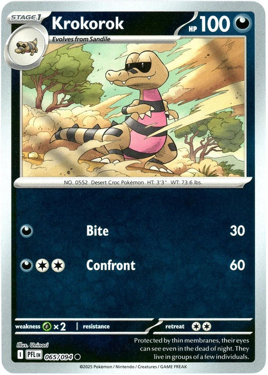 PFL Phantasmal Flames - 065/094 - Krokorok (Reverse Holo)