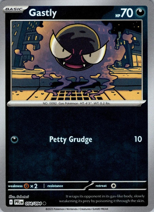 PFL Phantasmal Flames - 054/094 - Gastly (Reverse Holo)