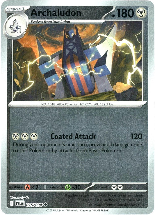 PFL Phantasmal Flames - 075/094 - Archaludon (Reverse Holo)