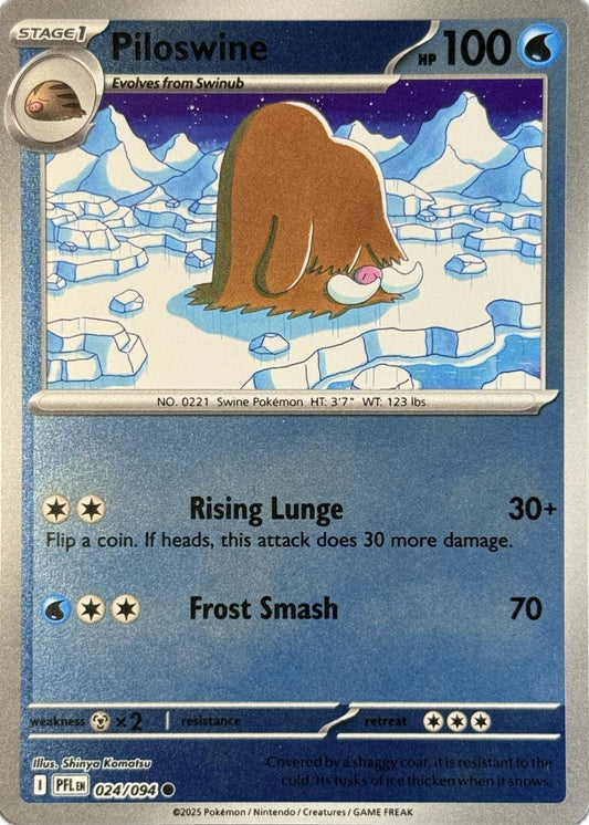 PFL Phantasmal Flames - 024/094 - Piloswine (Reverse Holo)