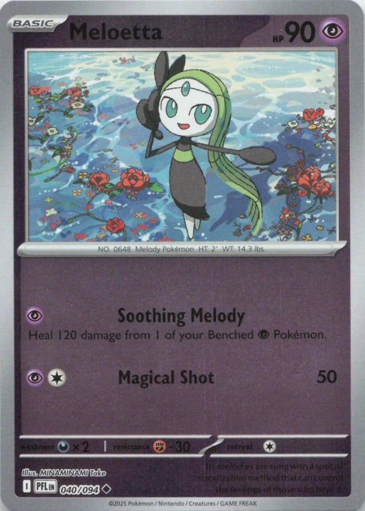 PFL Phantasmal Flames - 040/094 - Meloetta (Reverse Holo)
