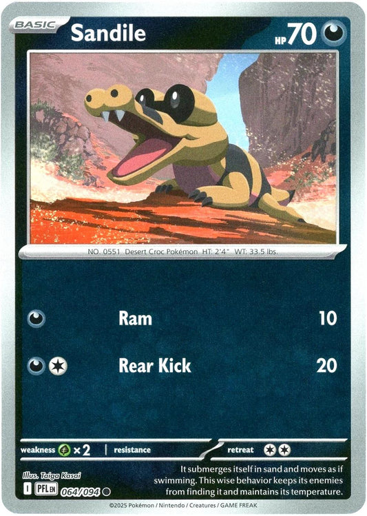 PFL Phantasmal Flames - 064/094 - Sandile (Reverse Holo)