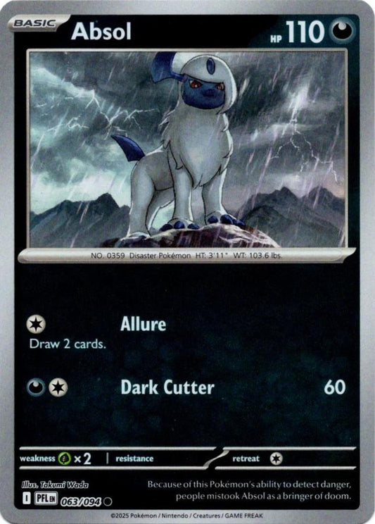 PFL Phantasmal Flames - 063/094 - Absol (Reverse Holo)