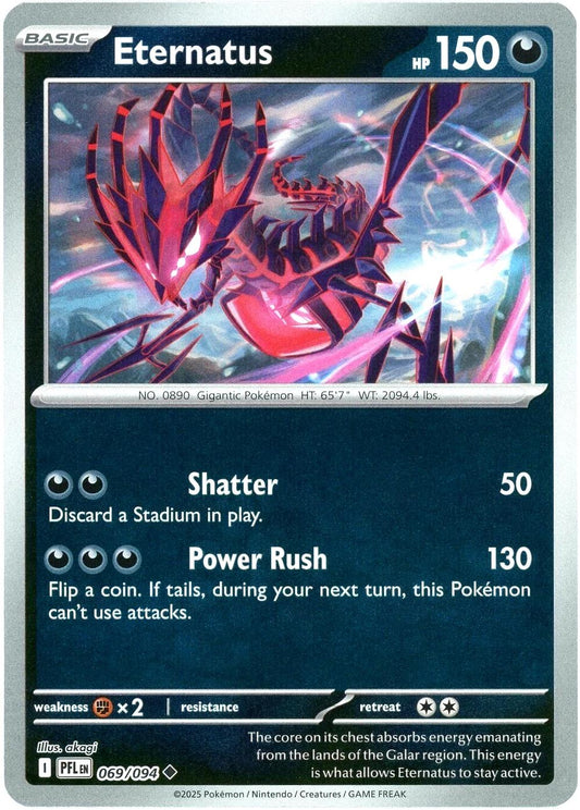 PFL Phantasmal Flames - 069/094 - Eternatus (Reverse Holo)