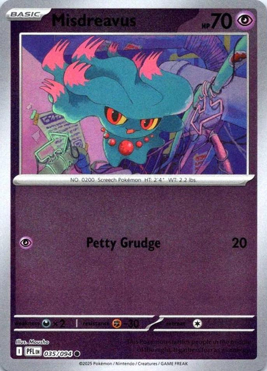 PFL Phantasmal Flames - 035/094 - Misdreavus (Reverse Holo)