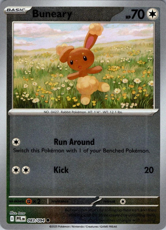 PFL Phantasmal Flames - 083/094 - Buneary (Reverse Holo)