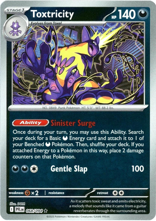 PFL Phantasmal Flames - 068/094 - Toxtricity (Reverse Holo)