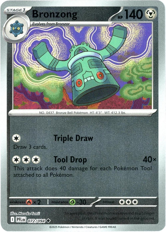 PFL Phantasmal Flames - 072/094 - Bronzong (Reverse Holo)