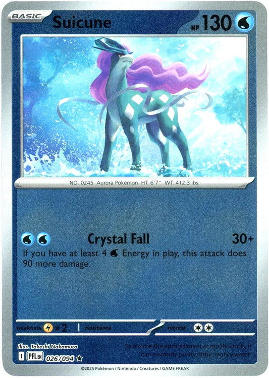 PFL Phantasmal Flames - 026/094 - Suicune (Reverse Holo)