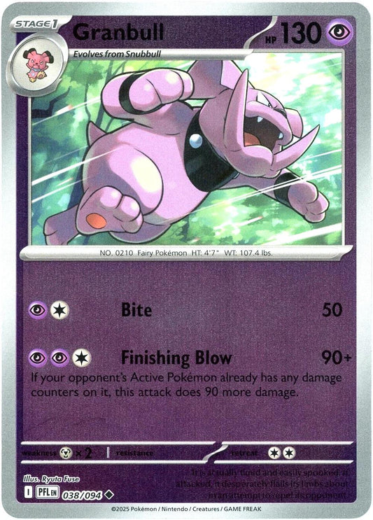 PFL Phantasmal Flames - 038/094 - Granbull (Reverse Holo)