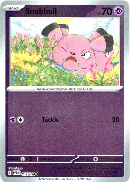 PFL Phantasmal Flames - 037/094 - Snubbull (Reverse Holo)