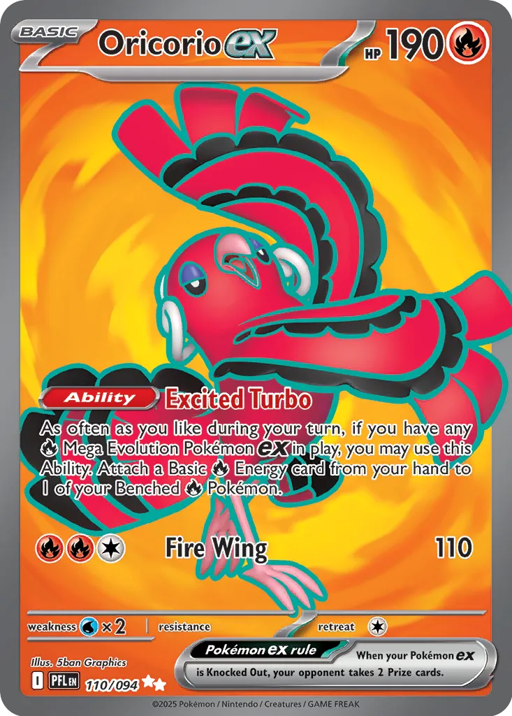 PFL Phantasmal Flames - 110/094 - Oricorio ex