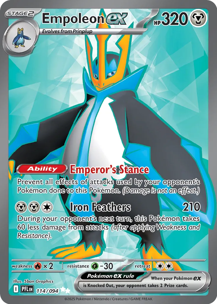 PFL Phantasmal Flames - 114/094 - Empoleon ex