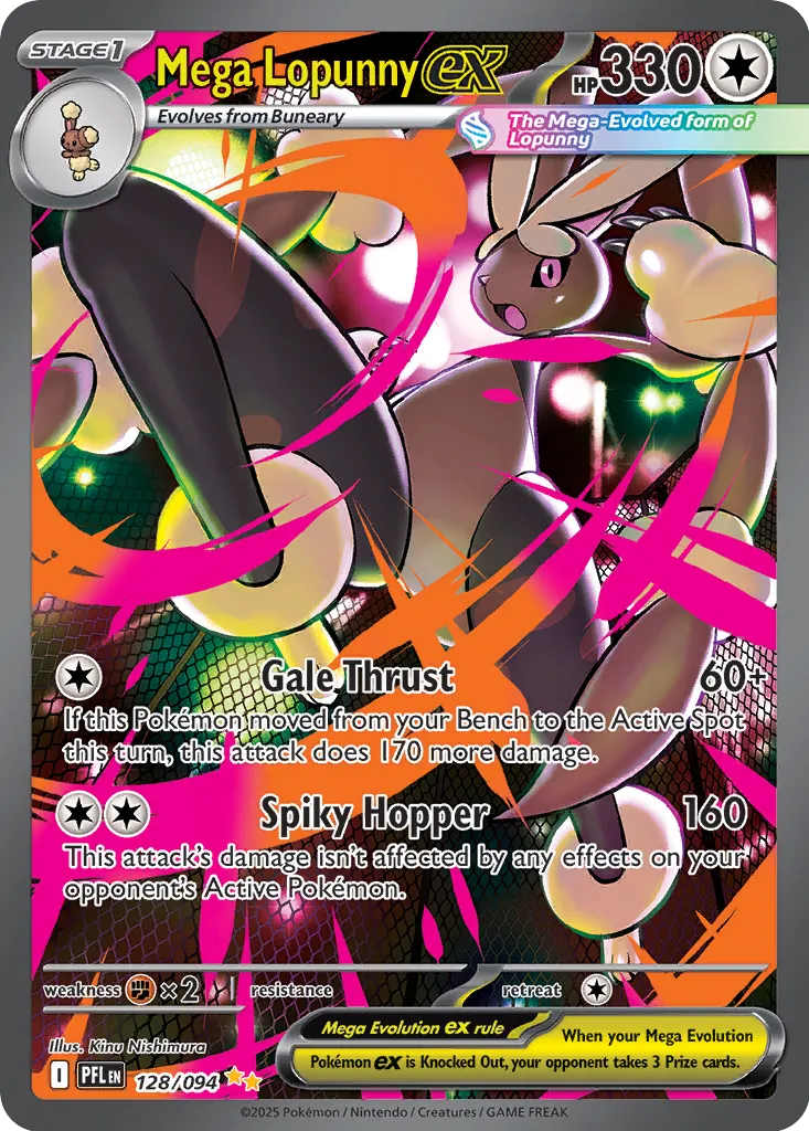 PFL Phantasmal Flames - 128/094 - Mega Lopunny ex