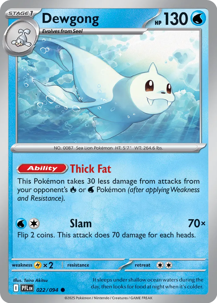 PFL Phantasmal Flames - 022/094 - Dewgong