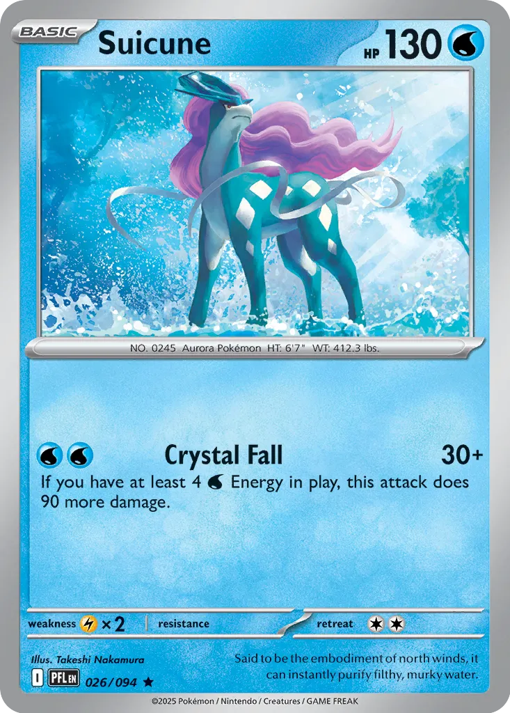 PFL Phantasmal Flames - 026/094 - Suicune (Holo)
