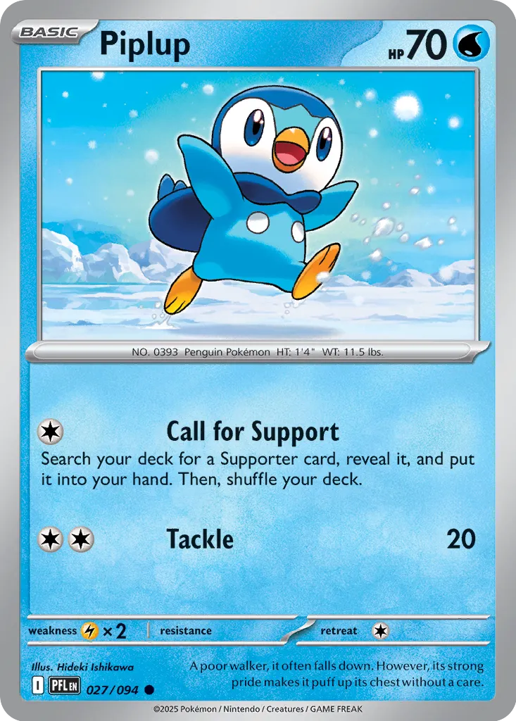 PFL Phantasmal Flames - 027/094 - Piplup