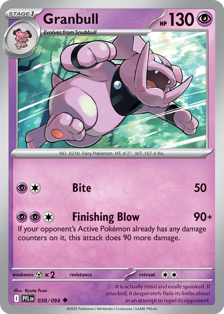 PFL Phantasmal Flames - 038/094 - Granbull