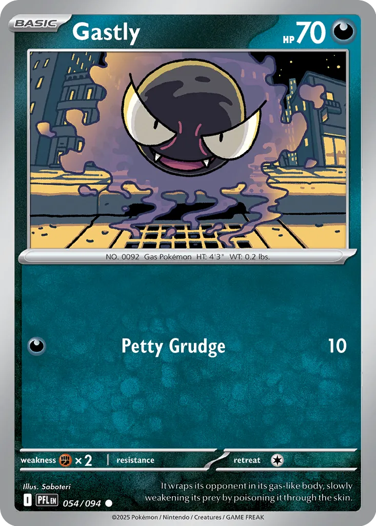 PFL Phantasmal Flames - 054/094 - Gastly