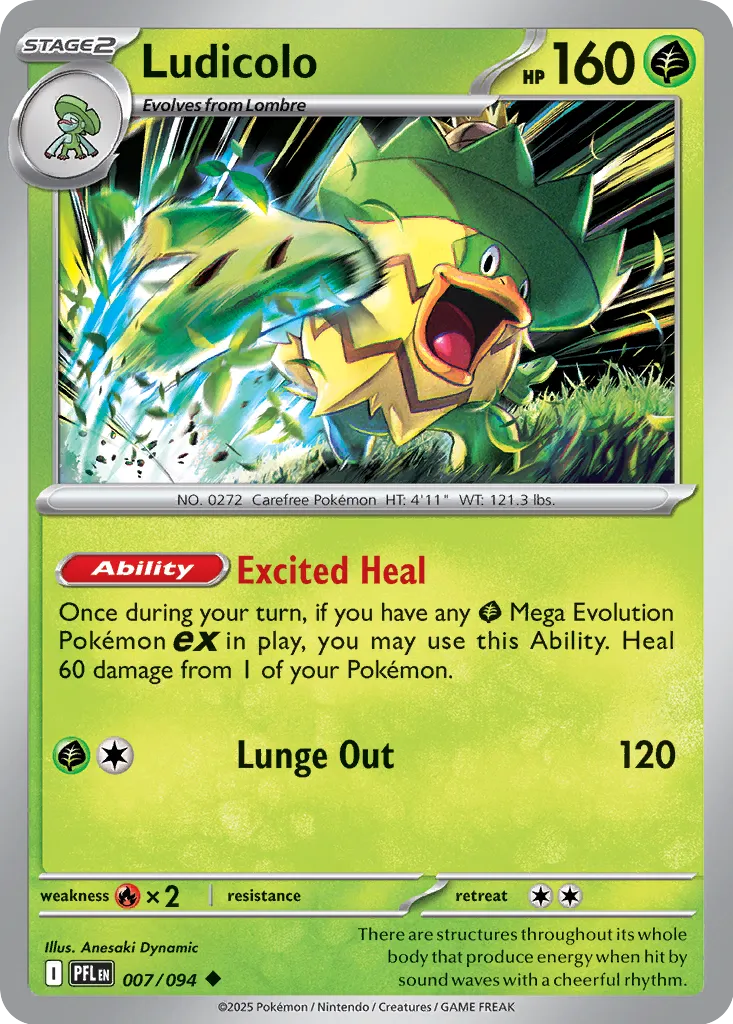 PFL Phantasmal Flames - 007/094 - Ludicolo