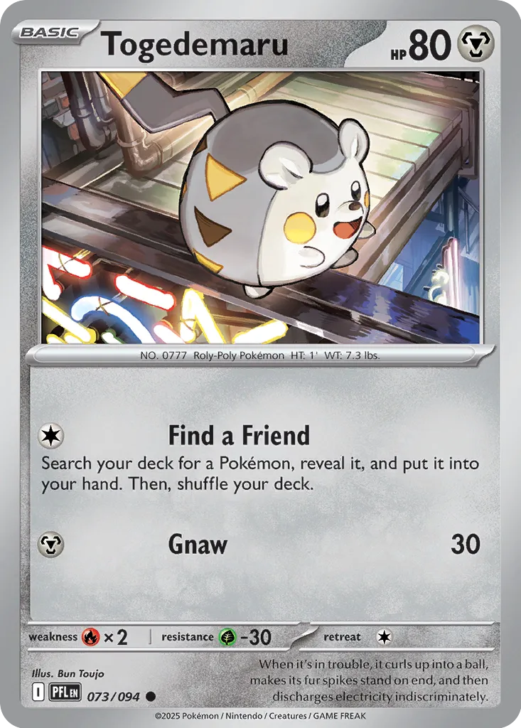 PFL Phantasmal Flames - 073/094 - Togedemaru