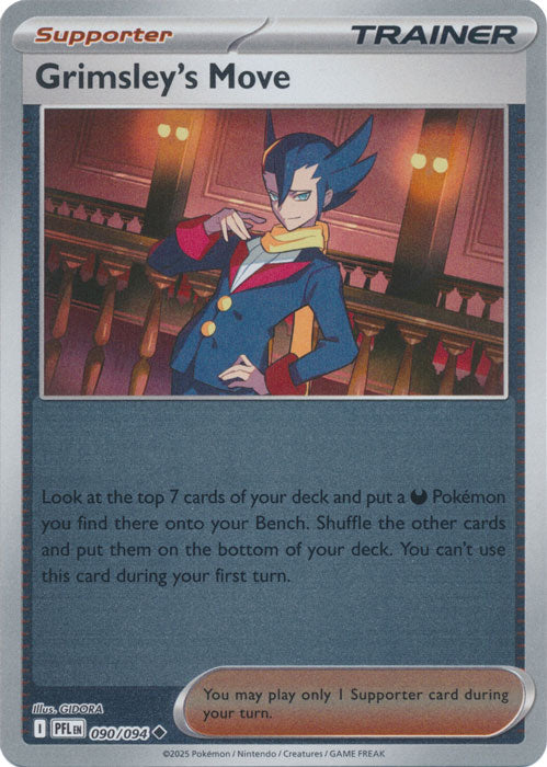 PFL Phantasmal Flames - 090/094 - Grimsley's Move (Reverse Holo)