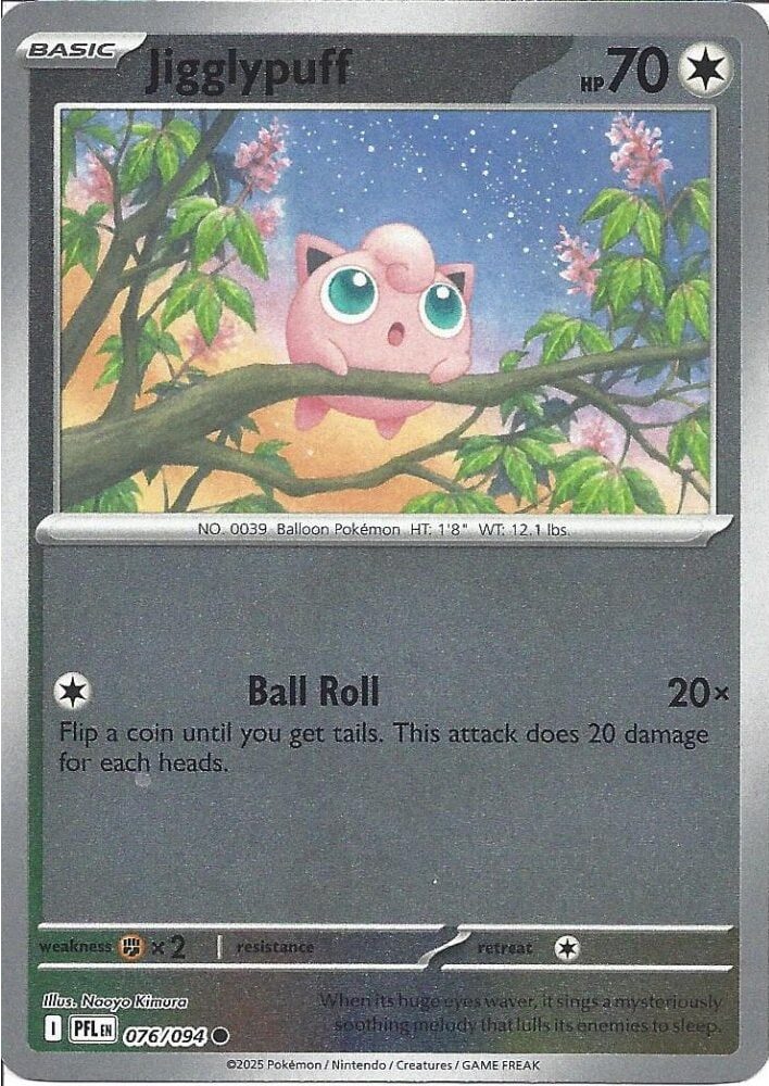 PFL Phantasmal Flames - 076/094 - Jigglypuff (Reverse Holo)