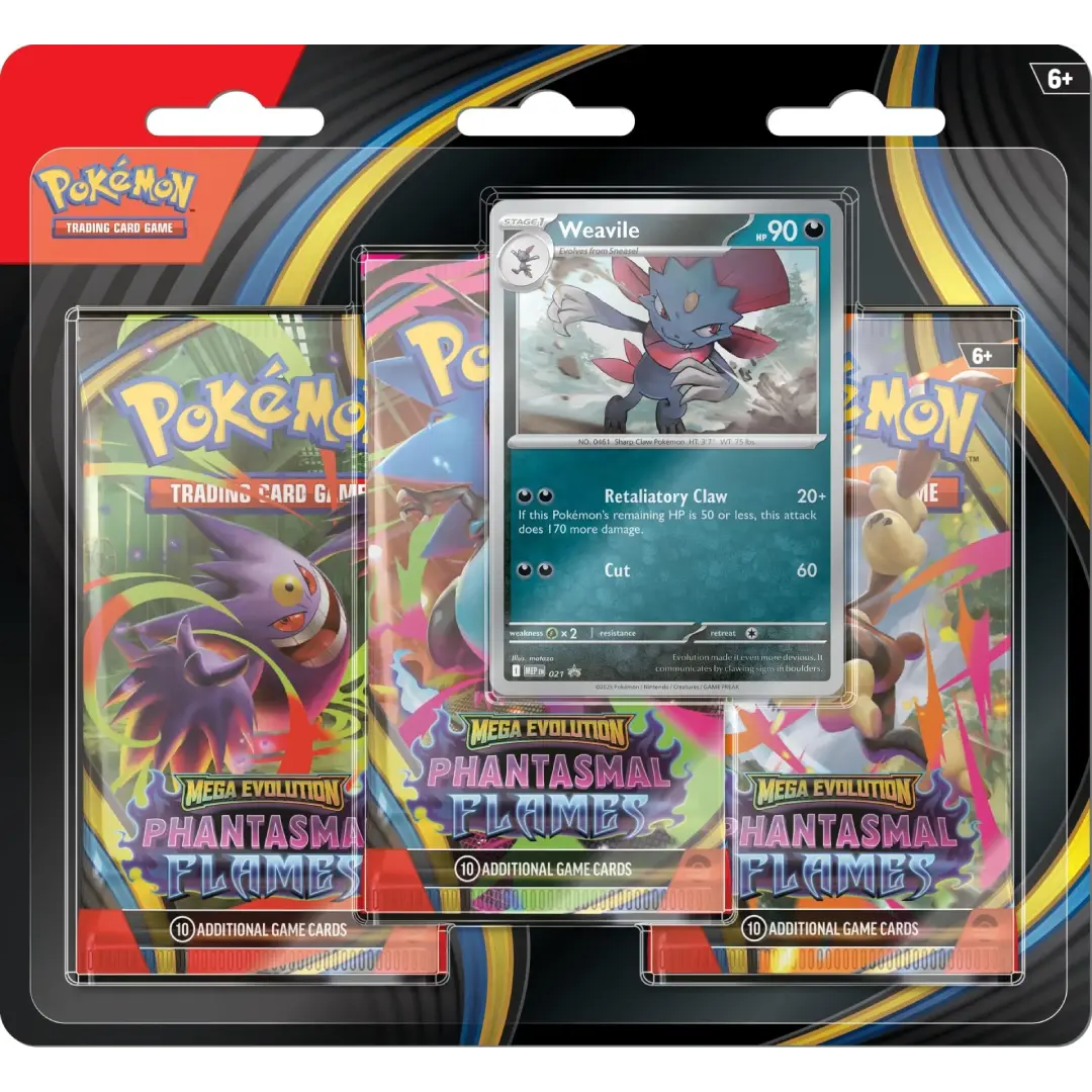 Phantasmal Flames – 3-pack – Weavile