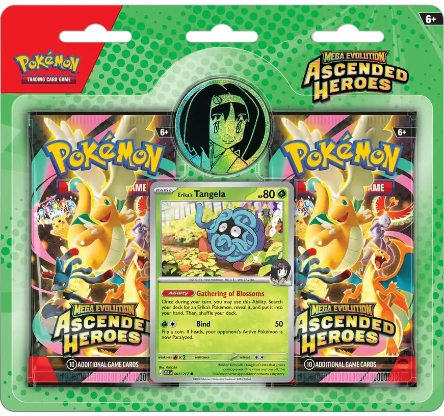 Pokemon TCG: Ascended Heroes - Trainer's 2-pack - Erika's Tangela