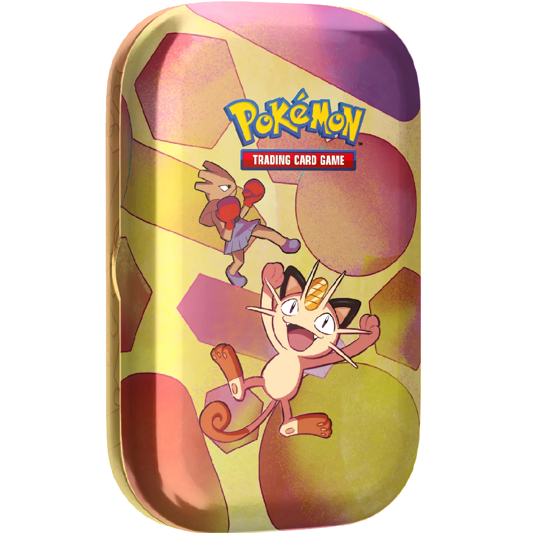 Pokemon TCG: Scarlet & Violet 151 – Mini Tin – Meowth & Hitmonchan