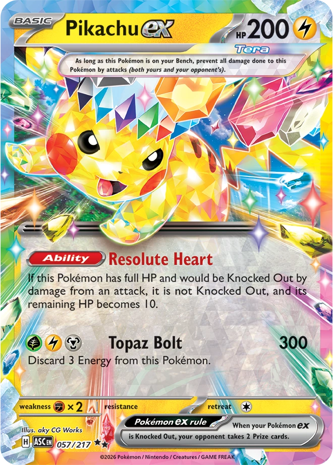ASC Ascended Heroes - 057/217 - Pikachu ex
