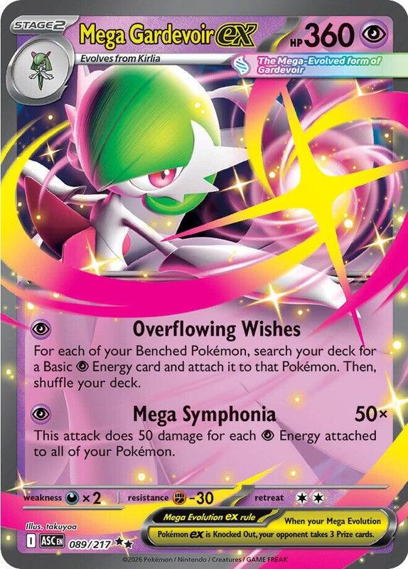 ASC Ascended Heroes - 089/217 - Mega Gardevoir ex