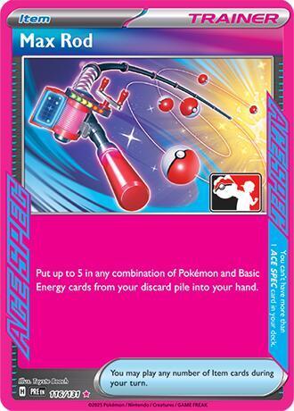 Prismatic Evolutions - 116/131 - Max Rod (Prize Pack)