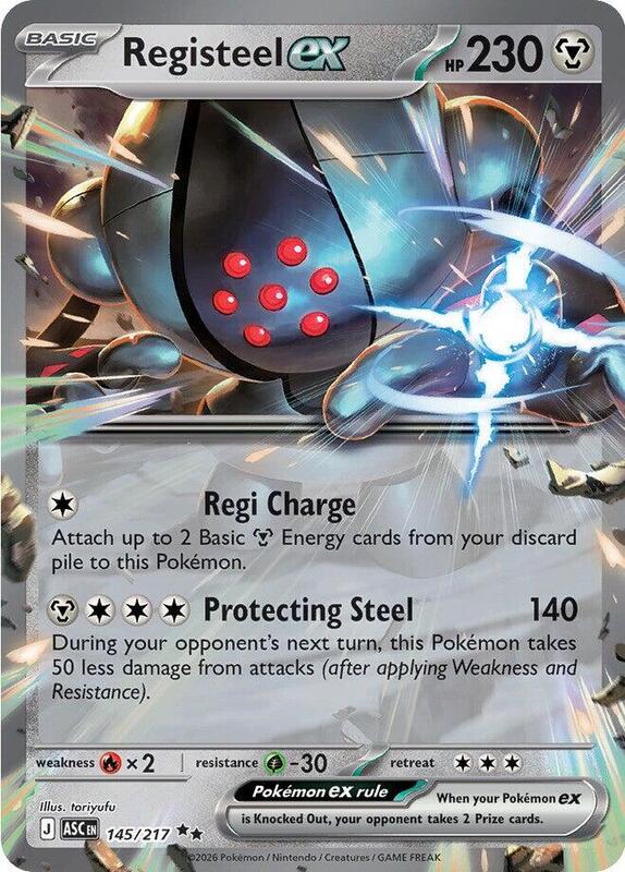ASC Ascended Heroes - 145/217 - Registeel ex