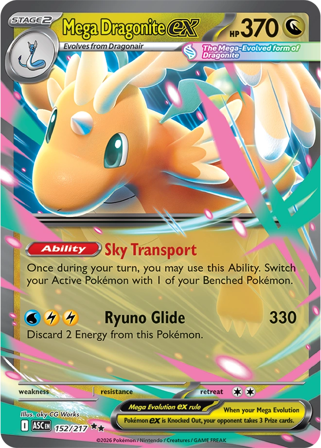 ASC Ascended Heroes - 152/217 - Mega Dragonite ex