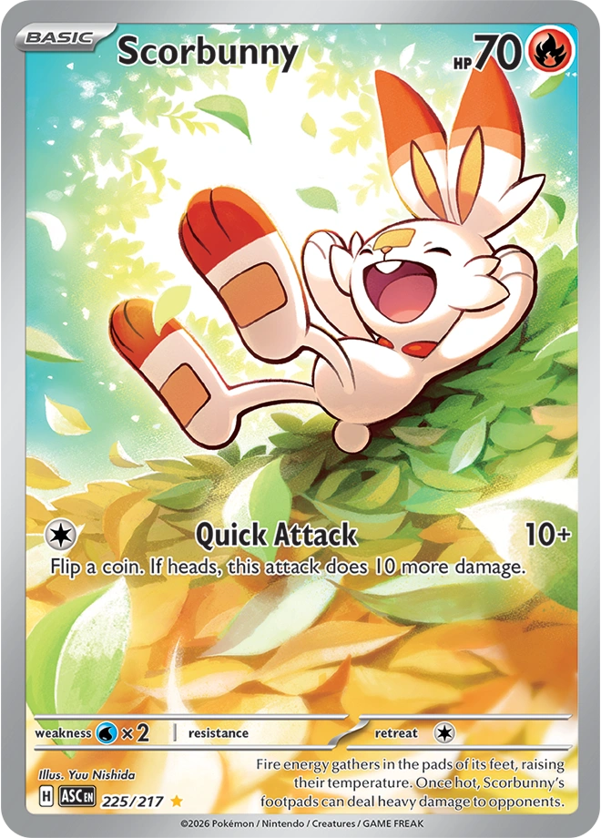 ASC Ascended Heroes - 225/217 - Scorbunny