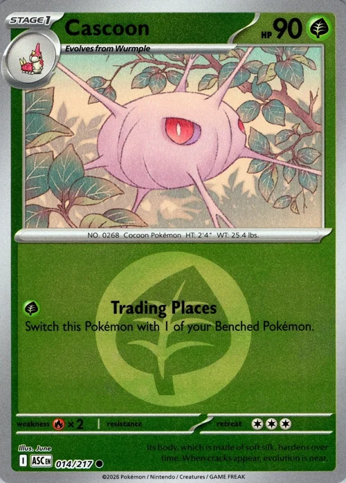 ASC Ascended Heroes - 014/217 - Cascoon (Energy Reverse Holo)