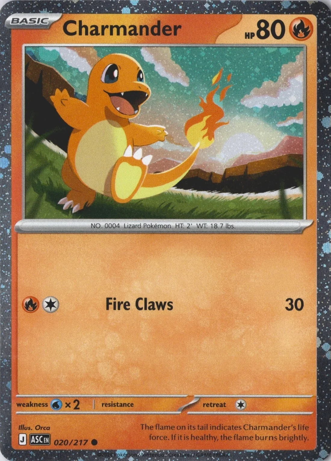 ASC Ascended Heroes - 020/217 - Charmander (Cosmos Holo)