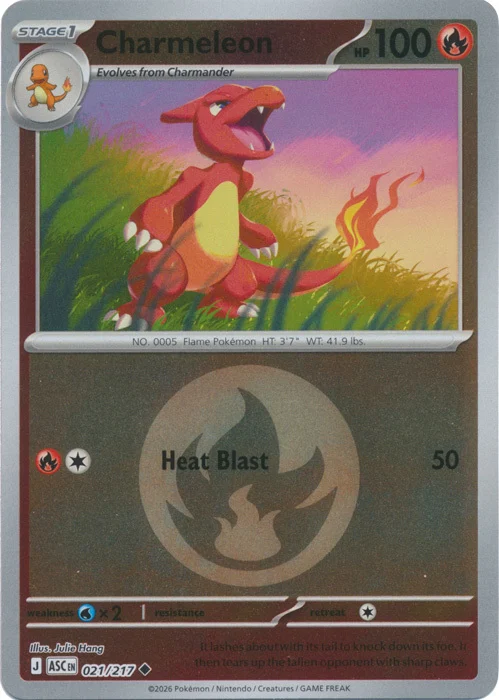 ASC Ascended Heroes - 021/217 - Charmeleon (Energy Reverse Holo)